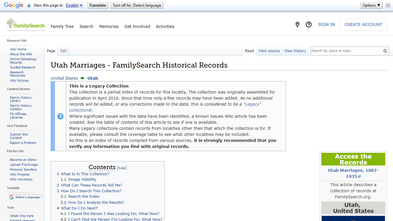 Utah Marriages - FamilySearch Historical Records